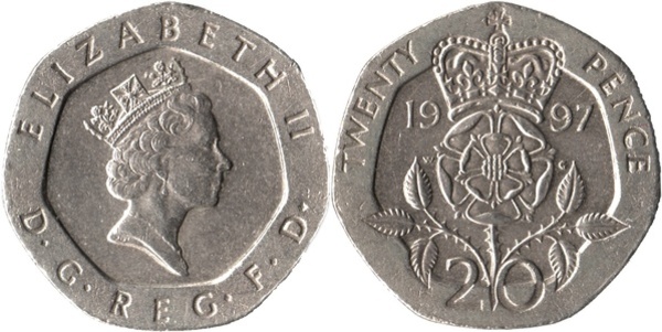 Moneta da 20 pence